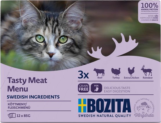Bozita Cat Multibox z mięsem w sosie saszetki 12x85g - obrazek 2