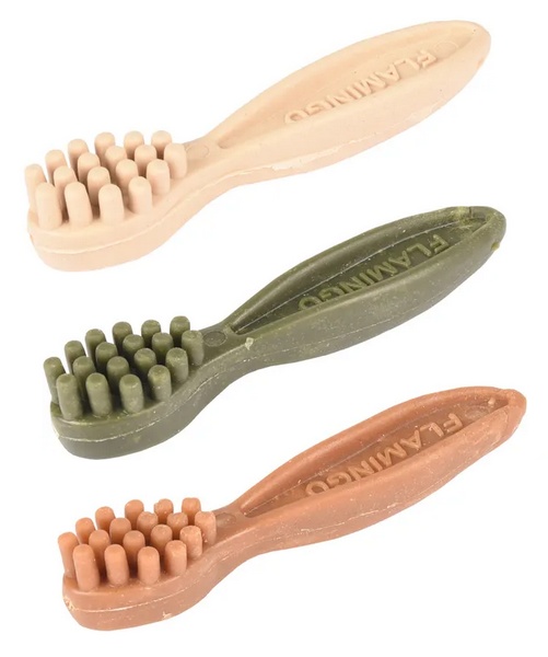 Flamingo Veggie gryzak szczoteczka 10cm/8szt - obrazek 3