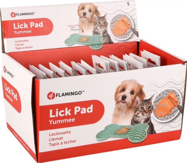 Flamingo Lick Pad Mata antystresowa S zielona - obrazek 7