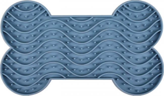 Flamingo Lick Pad Mata antystresowa M niebieska - obrazek 2