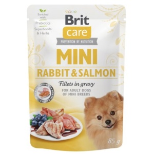 Brit Care Dog Mini Rabbit & Salmon saszetka 85g