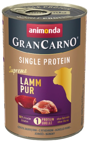Animonda GranCarno Single Protein Jagnięcina puszka 400g - obrazek 2