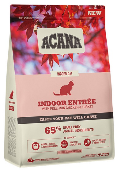 Acana Indoor Entree Cat & Kitten 1,8kg - obrazek 3