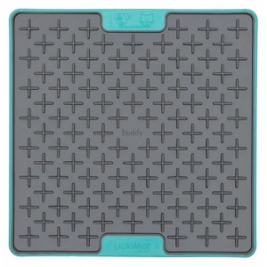 LickiMat Buddy Deluxe/Tuff Krzyżyk twardy turkusowy