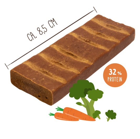 Sammy's Fitness Slice Baton proteinowy Brokuł i marchew 25g - obrazek 2