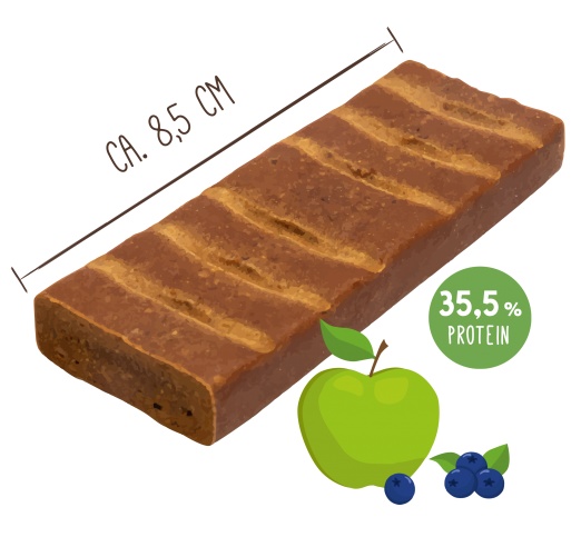 Sammy's Fitness Slice Baton proteinowy Jabłko i jagoda 25g - obrazek 2