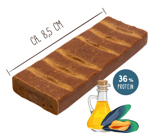 Sammy's Fitness Slice Baton proteinowy Małże i olej z łososia 25g - obrazek 2