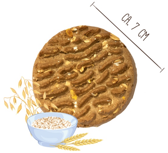 Sammy's Muesli Taler Ciasteczka 1kg - obrazek 2