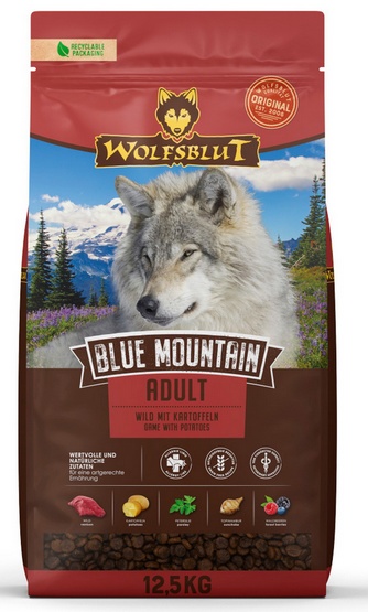 Wolfsblut Dog Blue Mountain - dziczyzna i owoce leśne 12,5kg