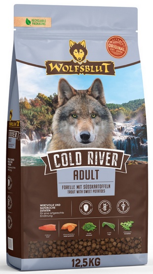 Wolfsblut Dog Cold River - pstrąg i bataty 12,5kg - obrazek 2