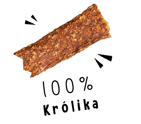 Paka Zwierzaka Stripsy Królik 100% 70g - obrazek 4
