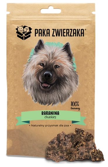 Paka Zwierzaka Chunkies Baranina 100% 70g - obrazek 2