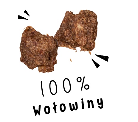 Paka Zwierzaka Chunkies Wołowina 100% 70g - obrazek 4