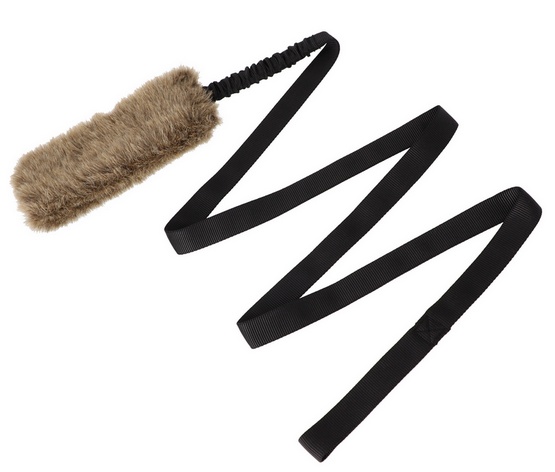 Dingo Zabawka dla psa - Sztuczne Futro z rączką bungee 150cn - obrazek 3