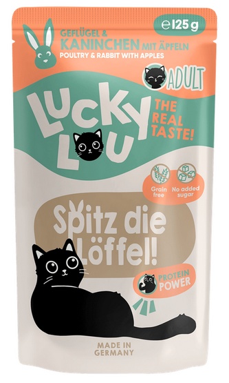 Lucky Lou Lifestage Adult Drób i królik saszetka 125g - obrazek 5