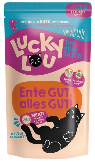 Lucky Lou Lifestage Adult Drób i kaczka saszetka 125g - obrazek 2