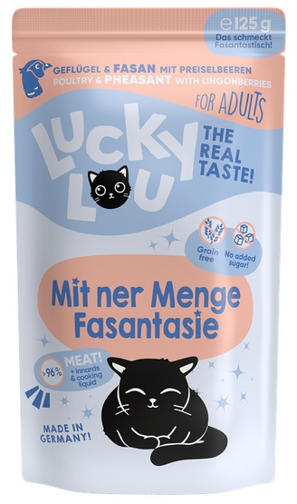 Lucky Lou Lifestage Adult Drób i bażant saszetka 125g - obrazek 2