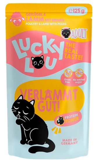 Lucky Lou Lifestage Adult Drób i jagnięcina saszetka 125g - obrazek 5