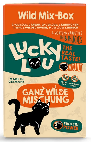 Lucky Lou Lifestage Adult Wild Mix-Box saszetki 6x125g - obrazek 5