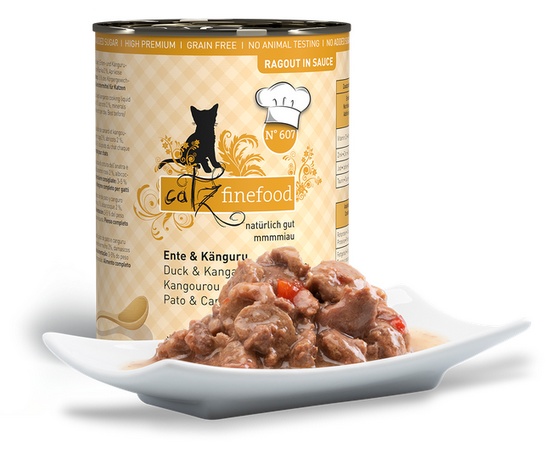 Catz Finefood Ragout N.607 Kaczka i Kangur puszka 380g - obrazek 2