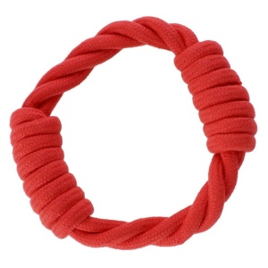 Dingo Zabawka dla psa - Ringo zaplatane Energy 18cm czerwone