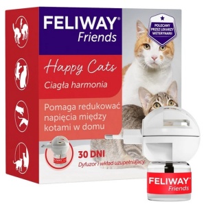 Feliway Friends - kocie feromony Zestaw Startowy (Dyfuzor+wkład)