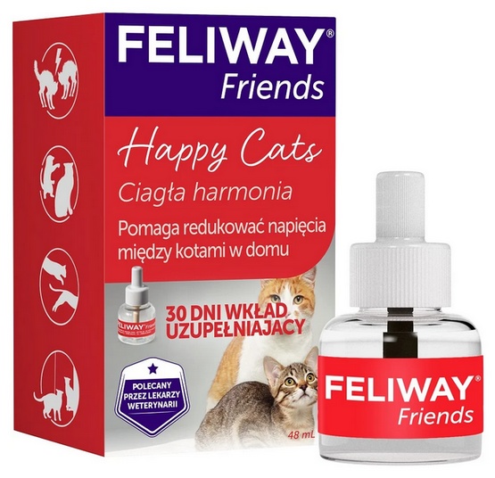 Feliway Friends - kocie feromony Wkład uzupełniający 48ml (30 dni) - obrazek 2