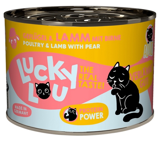 Lucky Lou Lifestage Adult Drób i jagnięcina puszka 200g - obrazek 3