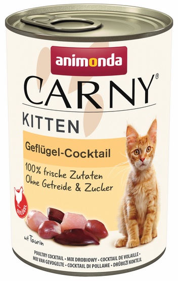 Animonda Carny Kitten Koktajl drobiowy puszka 400g