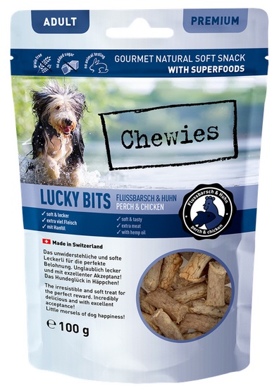 Chewies Lucky Bits Adult Okoń & kurczak 100g - obrazek 3