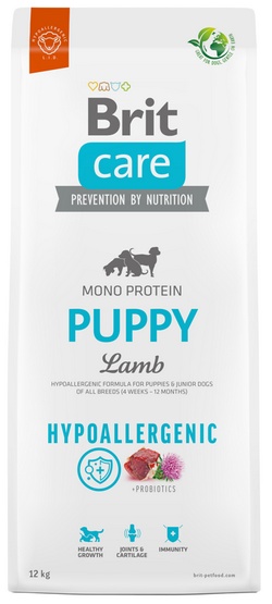 Brit Care Hypoallergenic Puppy Lamb 12kg - obrazek 2