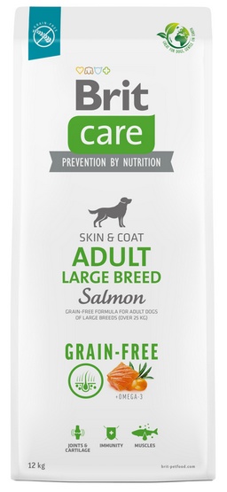 Brit Care Grain Free Adult Large Breed Salmon 12kg - obrazek 2