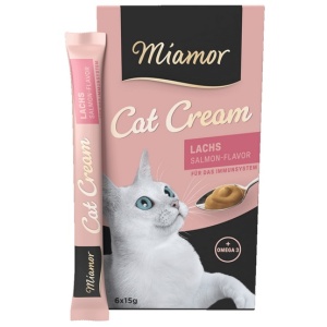 Miamor Cat Cream Łosoś 6x15g