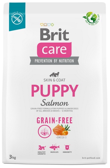 Brit Care Grain Free Puppy Salmon 3kg - obrazek 2