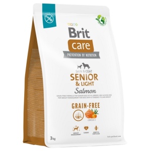 Brit Care Grain Free Senior & Light Salmon 3kg