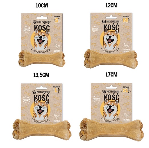 Paka Zwierzaka Kość z dodatkiem kozy S 10cm - obrazek 2