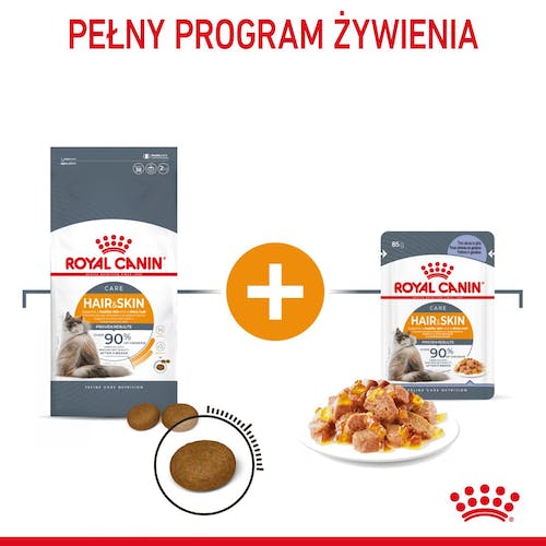 Royal Canin Hair & Skin Care karma mokra w galaretce dla kotów dorosłych, lśniąca sierść i zdrowa skóra saszetka 85g - obrazek 5