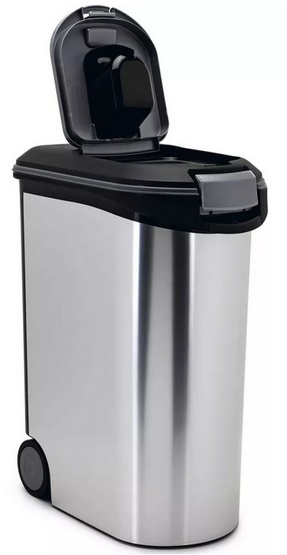 Curver Pojemnik na karmę srebrny 20kg - obrazek 2