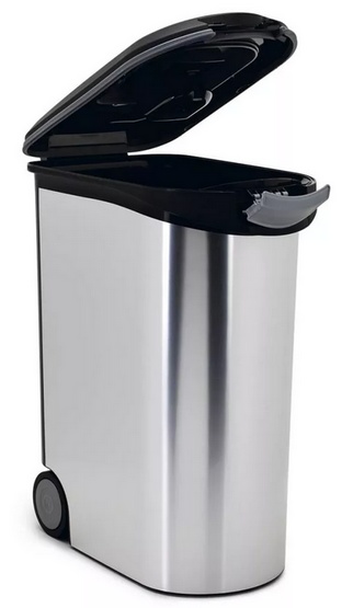 Curver Pojemnik na karmę srebrny 20kg - obrazek 3