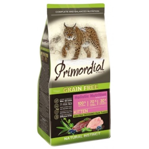 Primordial Cat Grain Free Kitten Duck & Turkey 400g