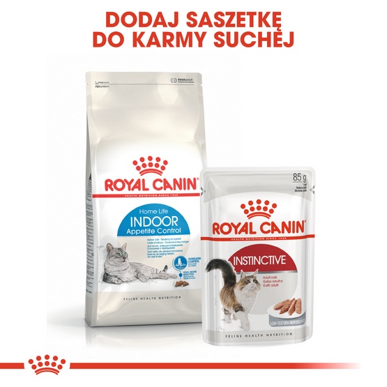 Royal Canin Indoor Apetite Control karma sucha dla kotów dorosłych przebywających w domu, domagających się jedzenia 400g - obrazek 6
