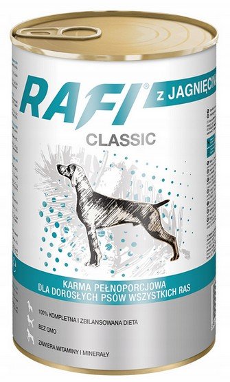 Rafi Pies Classic Jagnięcina w sosie 1240g - obrazek 2