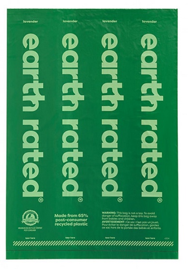Earth Rated Woreczki ekologiczne do zbierania odchodów 21x15szt lawendowe - obrazek 6