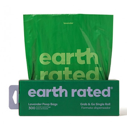 Earth Rated Woreczki do zbierania odchodów 300szt lawendowe - obrazek 2