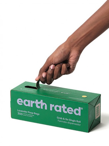 Earth Rated Woreczki do zbierania odchodów 300szt lawendowe - obrazek 3