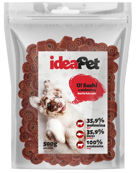 IdeaPet Sushi z wołowiną 500g - obrazek 4