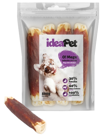 IdeaPet Pałeczka z kaczką XL 500g - obrazek 3