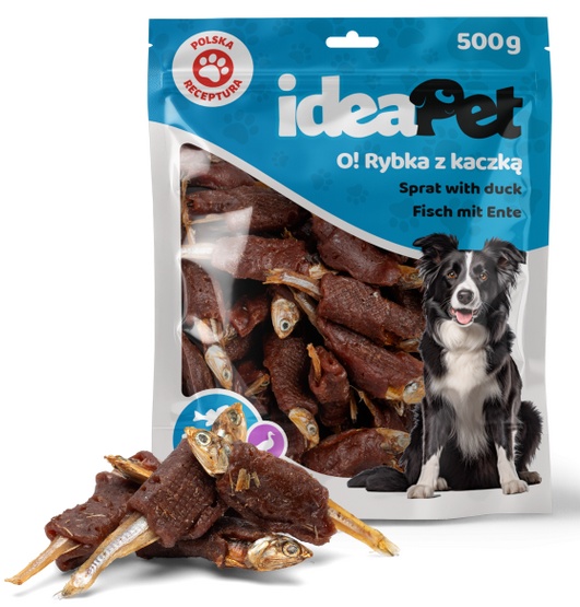 IdeaPet Rybka z kaczką 500g