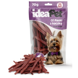 IdeaPet O! Paski z kaczką 70g