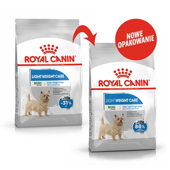 Royal Canin Mini Light Weight Care karma sucha dla psów dorosłych, ras małych z tendencją do nadwagi 3kg - obrazek 2